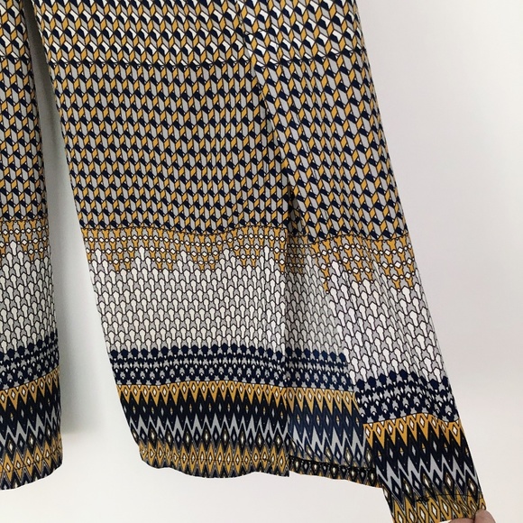 Stunning High Waisted Print Slit Pants Small - Picture 1 of 5